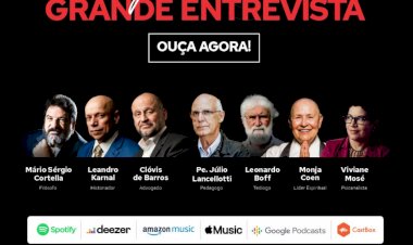 Ouça a Grande Entrevista, o podcast do jornalista Mauri Oliveira