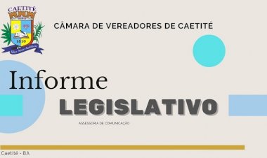 Informe Legislativo: Função Legislativa