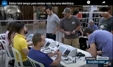 Eleitor terá tempo para revisar voto na urna eletrônica