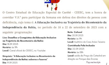 CEEEC realizará XII Semana em Defesa dos Direitos da Pessoa com Deficiência