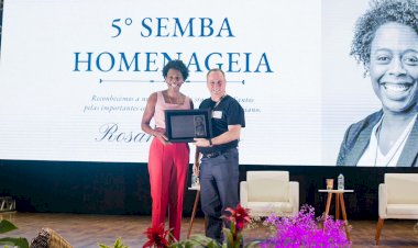 Diretora da BAMIN debate sobre o papel das mulheres na operação de mineradoras e recebe homenagem
