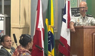 MAJ PM SUAREZ EXPÕE RESULTADOS POSITIVOS DE SEUS 5 MESES DE GESTÃO NA CAMARA DE VEREADORES DE CAETITÉ