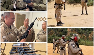 94ª CIPM capacita Policiais Militares para uso de novos fuzis
