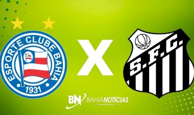 Bahia x Santos: confira prováveis escalações, horário e onde assistir