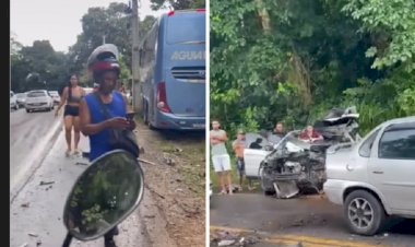 Acidente com ônibus em BR deixa um morto e um ferido na Bahia