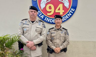 Caetité: Coronel PM Botelho realiza visita institucional à 94ª CIPM