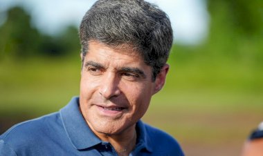 ACM Neto participa de entrevista coletiva na ExpoGuanambi