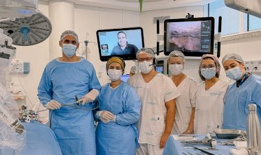 Tecnologia conecta cirurgiões durante operação robótica na Bahia