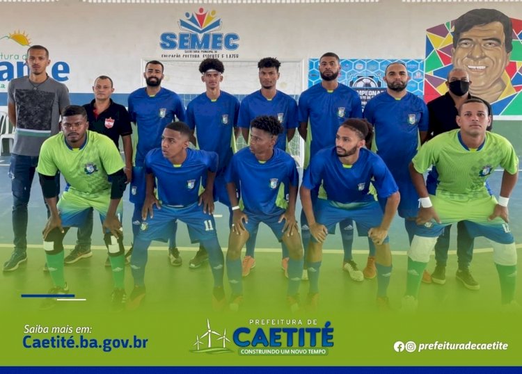 Seleção de Caetité avança para a final no Campeonato Sudoeste