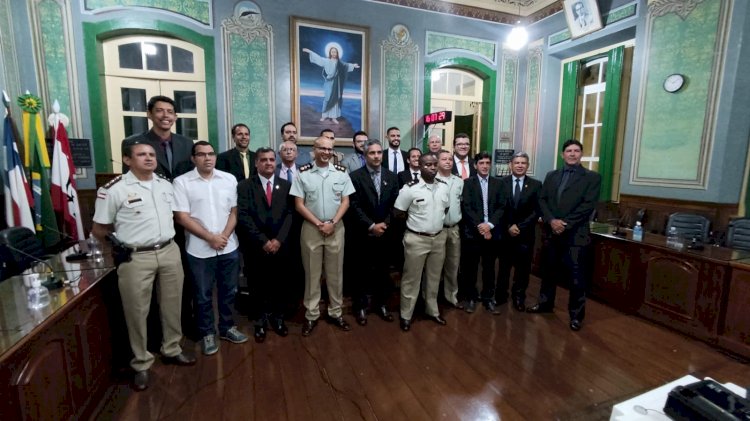 Polícia Militar debate ações da Segurança Pública em Sessão da Câmara de Vereadores de Caetité