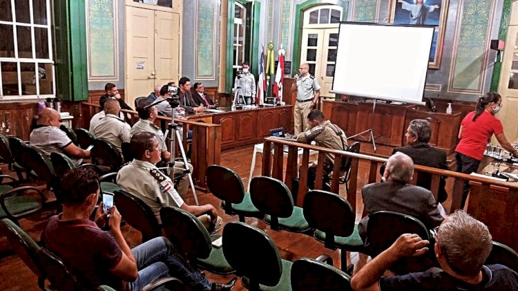 Polícia Militar debate ações da Segurança Pública em Sessão da Câmara de Vereadores de Caetité