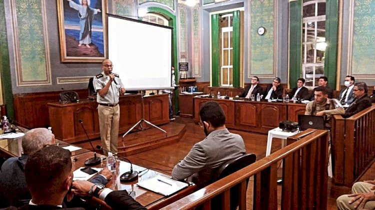 Polícia Militar debate ações da Segurança Pública em Sessão da Câmara de Vereadores de Caetité
