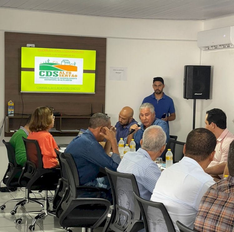Pedro Cardoso é reeleito para um novo mandato a frente do CDS ALTO SERTÃO