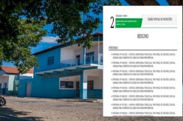 Prefeitura de Malhada convoca nove suplentes do concurso de 2005 que brigavam na justiça para assumir os cargos