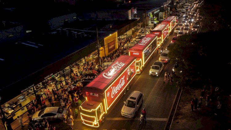Caravana de Natal da Coca-Cola chega à Bahia neste sábado; confira detalhes