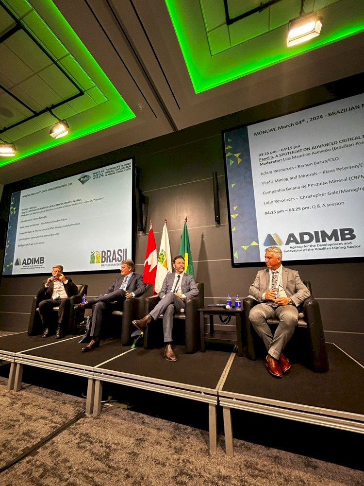 Diversidade mineral da Bahia é destaque em evento internacional que acontece no Canadá