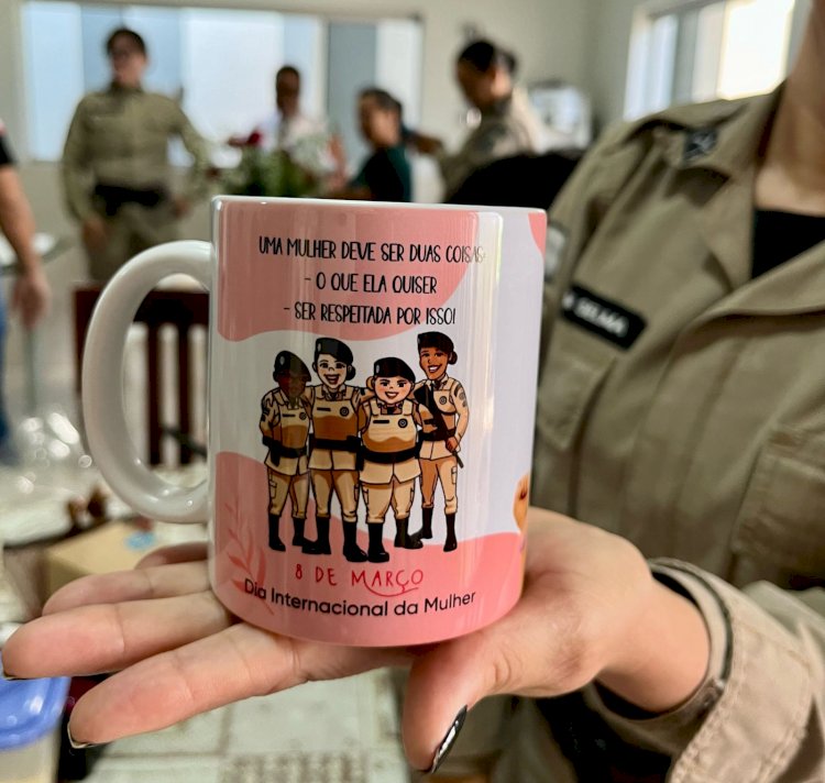 94ª CIPM COMEMORA DIA DAS MULHERES COM AS POLICIAIS MILITARES DA UNIDADE