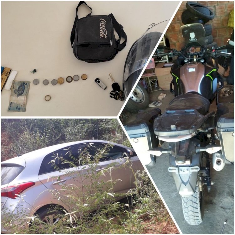Polícia Militar recupera moto furtada em Caetité