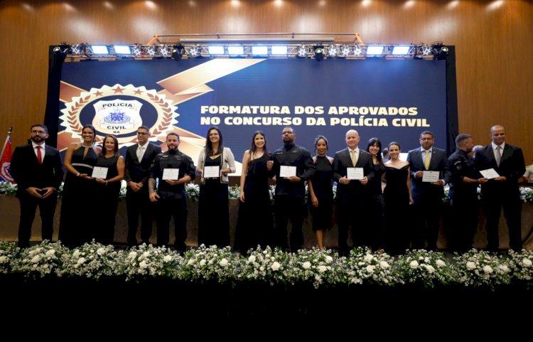 Polícia Civil forma 712 novos delegados, escrivães e investigadores