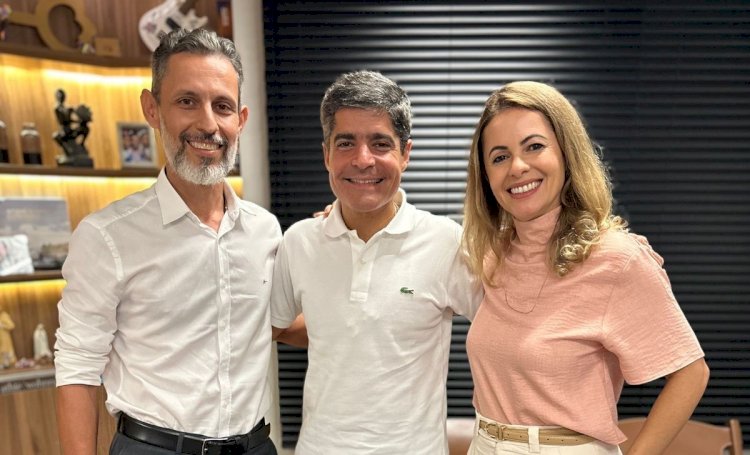 Éder David anuncia ao lado de ACM Neto sua pré-candidatura a prefeito de Caetité