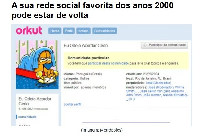 A sua rede social favorita dos anos 2000 pode estar de volta