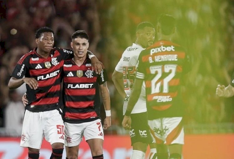 Flamengo vence o São Paulo e segue na liderança do Brasileirão