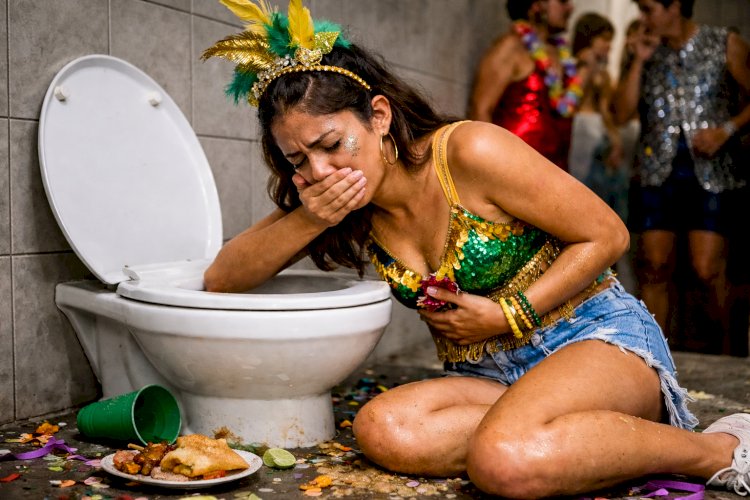 Carnaval eleva risco de intoxicação alimentar