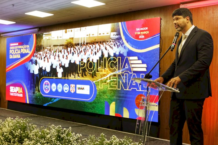 Formatura de policiais penais marca novo ciclo no sistema prisional baiano