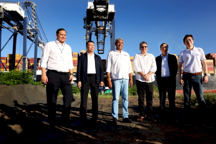 Bahia recebe navio com mais de 800 toneladas de materiais para início das obras da Ponte Salvador–Itaparica