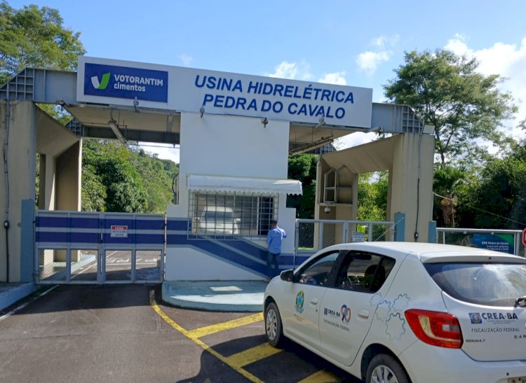 Crea-BA fiscaliza Usina de Pedra do Cavalo; barragem responde por cerca de 60% do abastecimento de Salvador e RMS