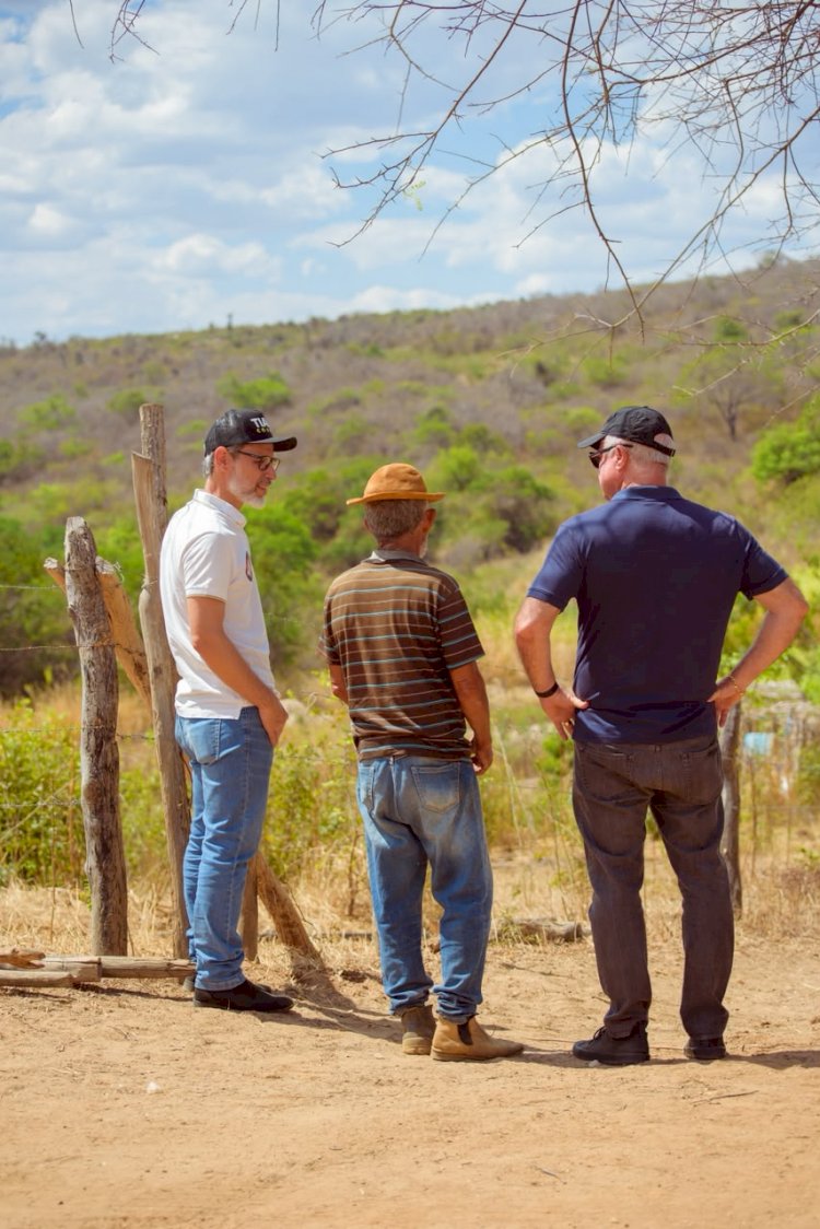 Paulo Azi visita comunidades rurais de Caetité e acompanha ações voltadas ao campo e ao acesso à água