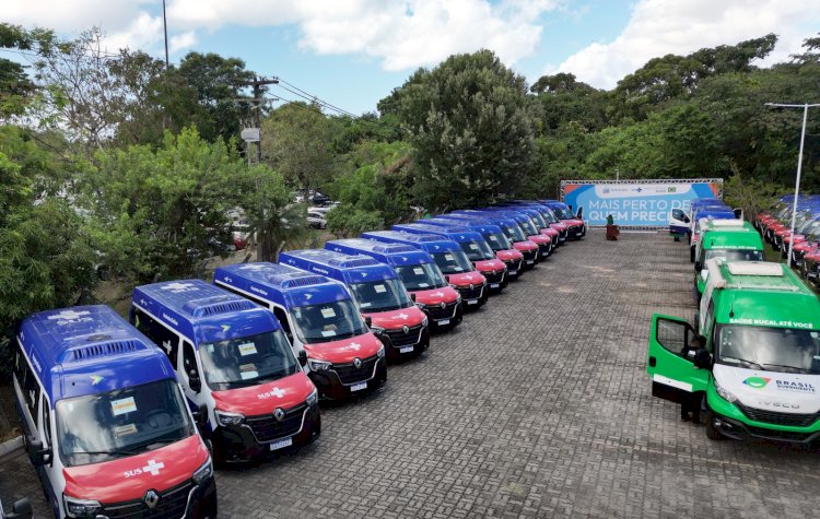 Municípios baianos são contemplados com 37 vans e duas unidades odontológicas móveis para ampliar acesso ao SUS no Estado